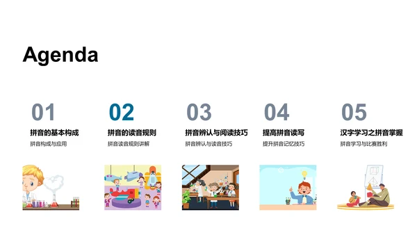 拼音知识掌握PPT模板