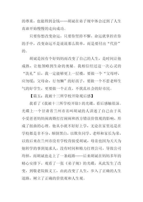 我被十三所学校开除观后感.docx
