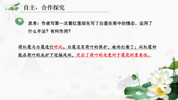 第7课 散文诗二首《荷叶·母亲》课件(共22张PPT)