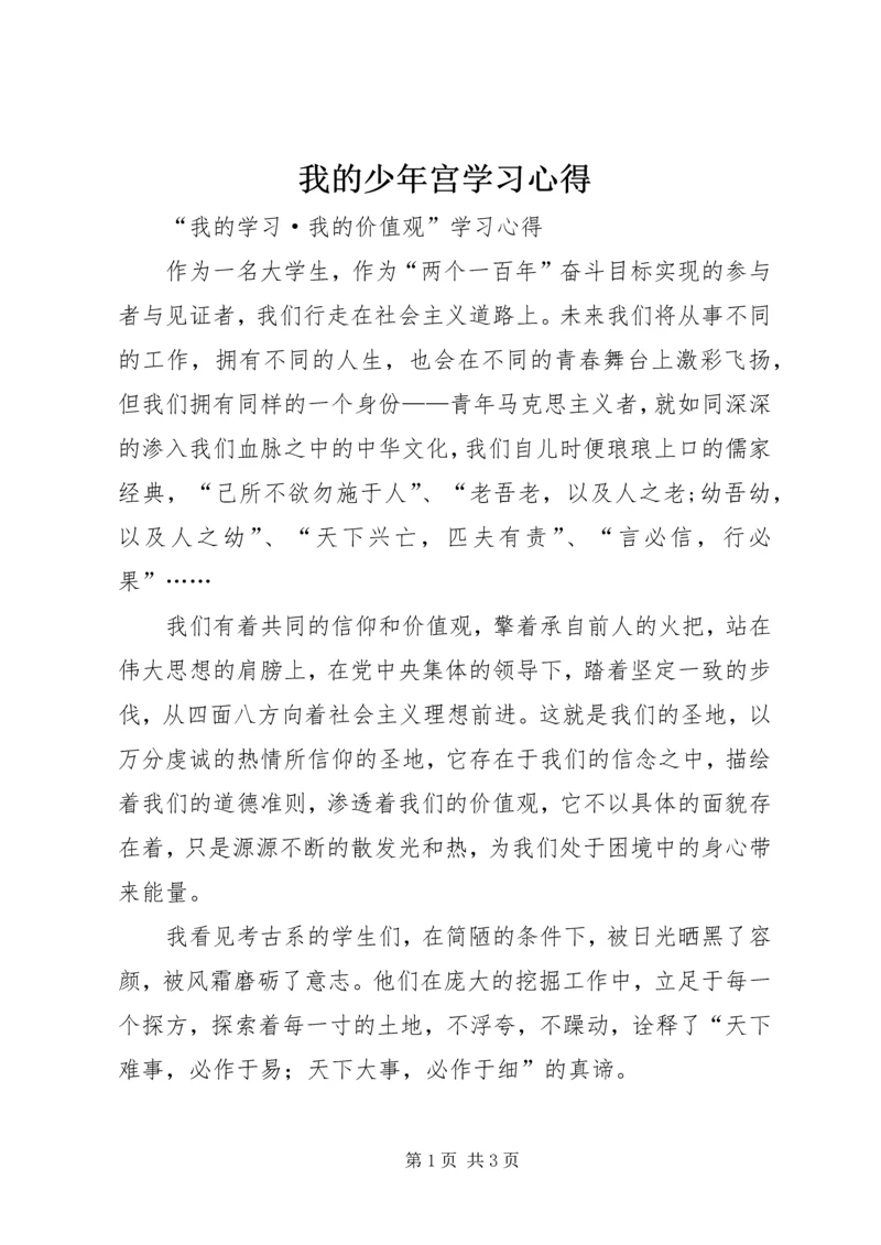 我的少年宫学习心得 (4).docx