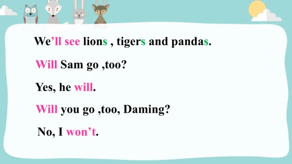 Module3Unit 1 We'll go to the zoo.课件(共34张PPT)