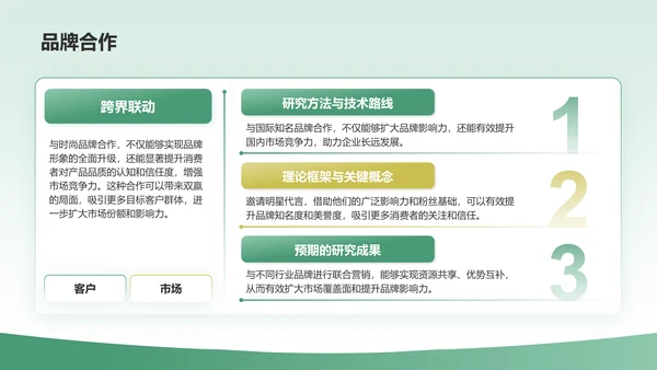 绿色商务风企业核心竞争力与市场定位展示PPT模板