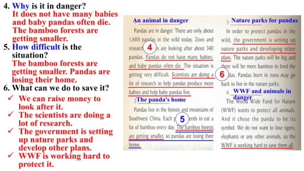 Module 6 Unit 2 The WWF is working hard to save th