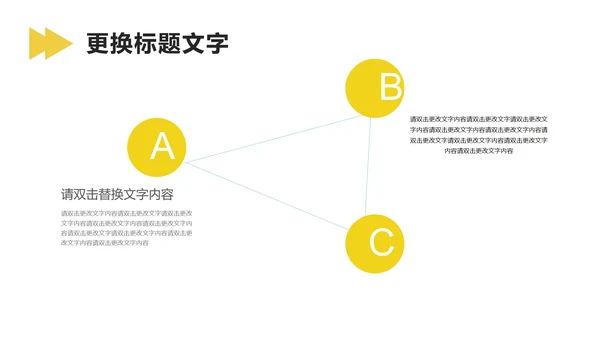 黄色简约风毕业论文答辩PPT模板
