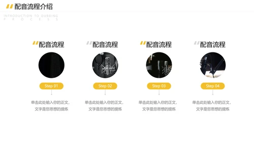 配音录制有声小说培训宣传ppt模板