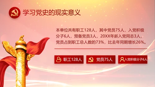 党建党员风采活动展示年年终总结PPT