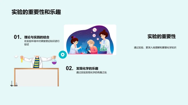 化学实验课探索PPT模板
