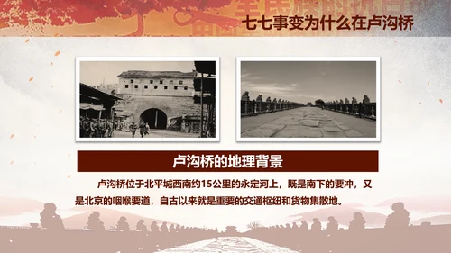 学习纪念卢沟桥事变七七事变历史简介PPT