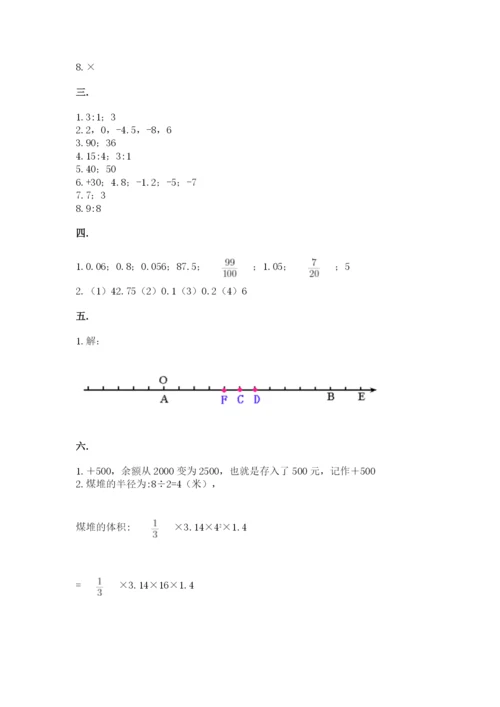 辽宁省【小升初】小升初数学试卷（能力提升）.docx