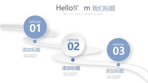 蓝色医疗分析报告动态PPT