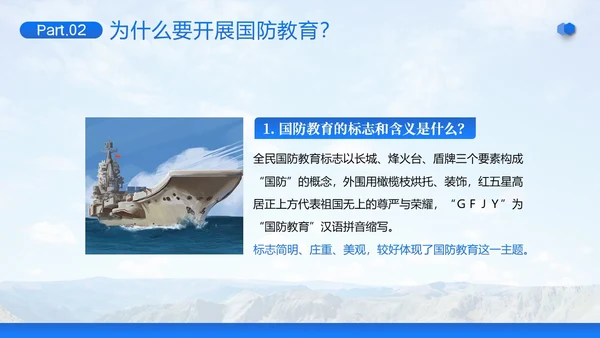 国防教育日大学生国防教育主题班会PPT课件