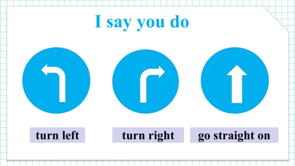 Module 1 Unit 1 Go straight on. 教学课件（共32张PPT）