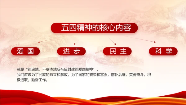 红色大气党建党支部年终工作总结PPT