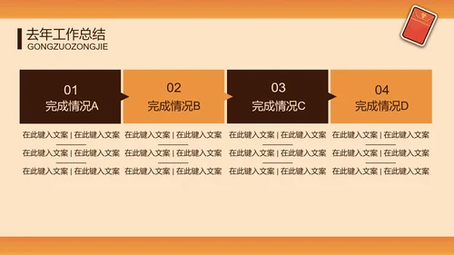 国潮虎年风新年工作计划通用PPT模板