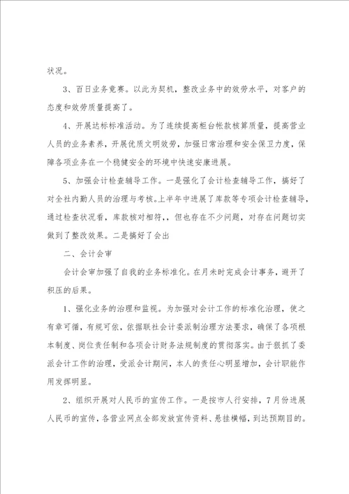 学校出纳员个人总结汇报