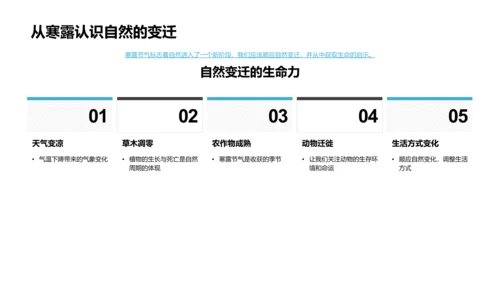 寒露教学活动设计PPT模板