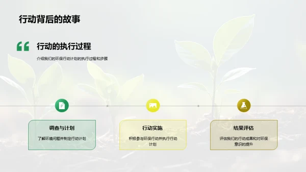 环保行动我们在行动