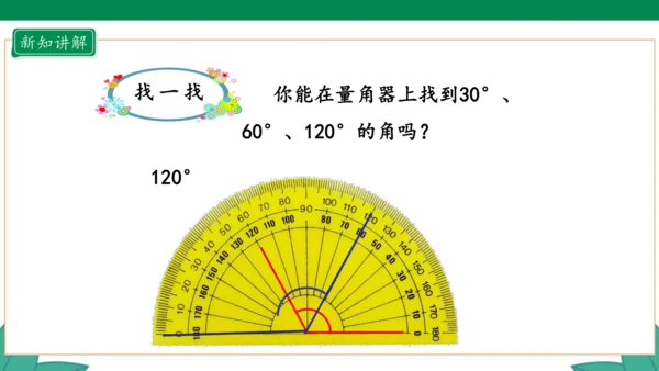 新人教版4年级上册 3.2 角的度量课件（28张PPT）