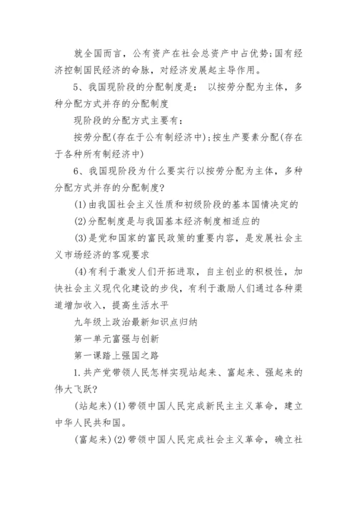 九年级上政治知识点最全版.docx