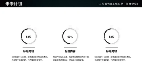 炫酷房地产工作汇报通用PPT模板