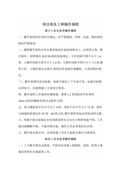 岗位基本职责及操作专题规程.docx