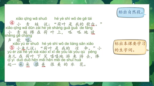 【核心素养】部编版语文一年级下册-12. 荷叶圆圆 第1课时（课件）