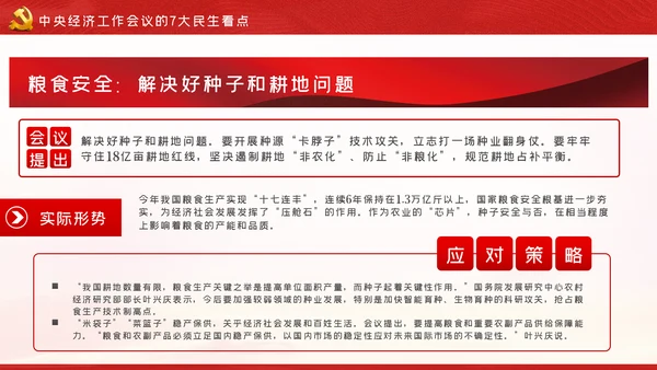 2021中央经济工作内容学习解读党建党课PPT模板