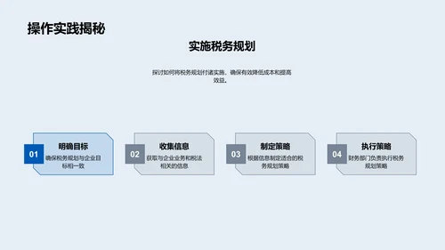 税务规划实践PPT模板