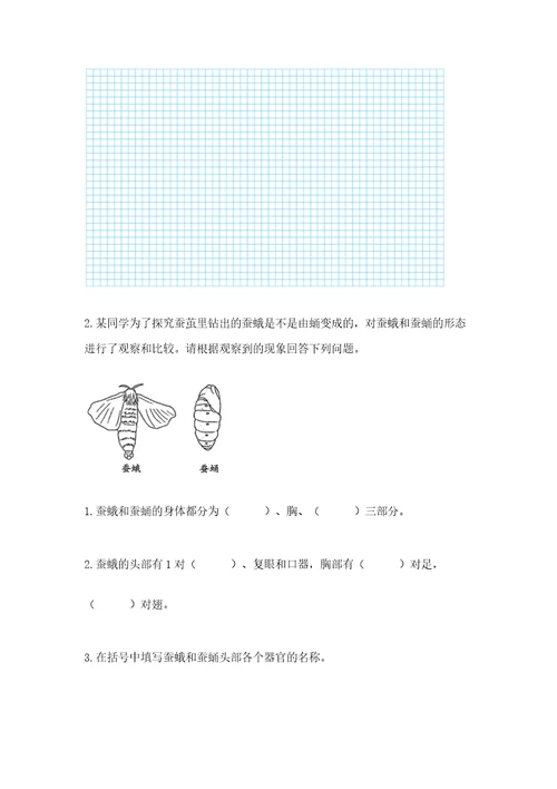 教科版三年级下册科学期末测试卷附答案基础题