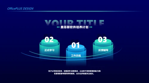 蓝绿科技感校园招聘PPT套装