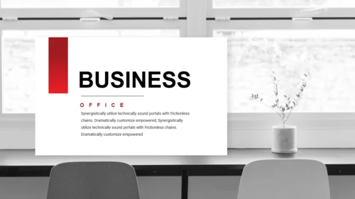 BUSINESS红色系列通用PPT模板