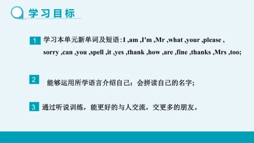 【轻松备课】外研版初中英语七年级上Starter Module 1 Unit 2教学课件