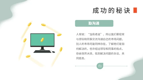 金融行业销售早会运营通用PPT模板