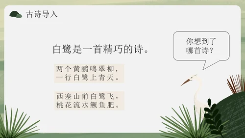 部编版语文五年级上册《白鹭》课件
