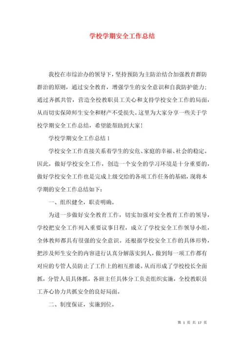 学校学期安全工作总结.docx