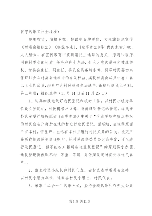 村委会换届方案精编.docx