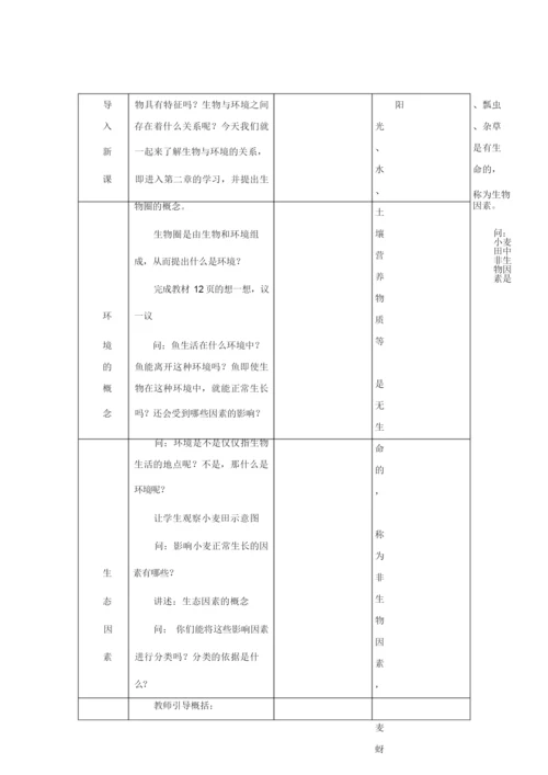 《生物与环境的关系》教案1055819.docx