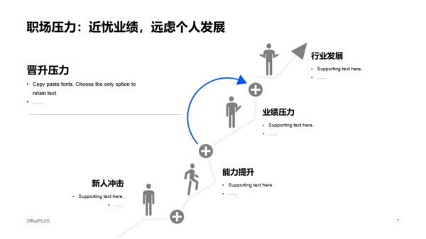 多色插画职场社交报告市场营销分析PPT模板下载