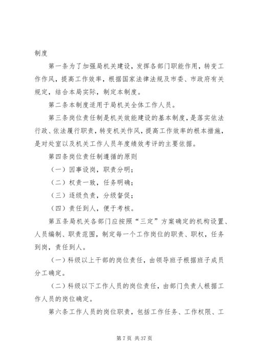 市城乡规划局行政执法责任制度.docx