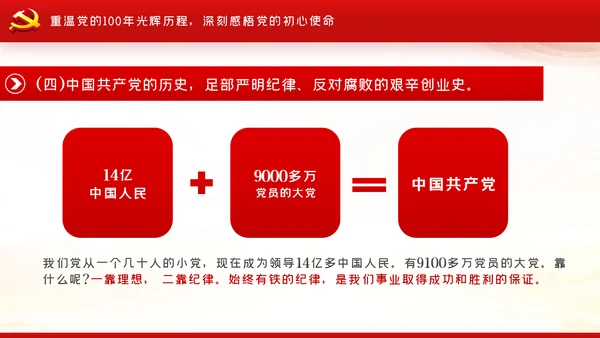 学党史悟初心担使命党史学习教育党课PPT模板