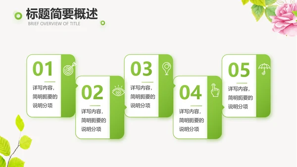 绿色水彩风春天约会旅游相册动态PPT