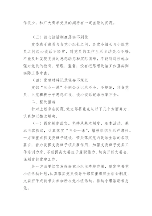 党建工作存在问题及整改措施.docx