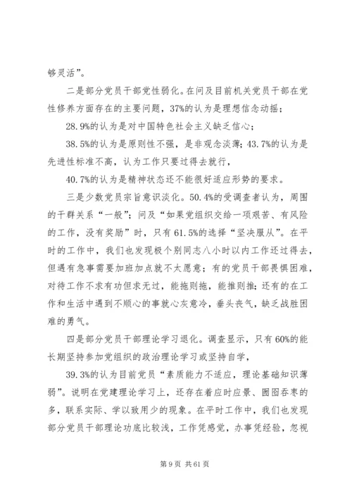 党员干部思想状况调研报告（五篇）.docx