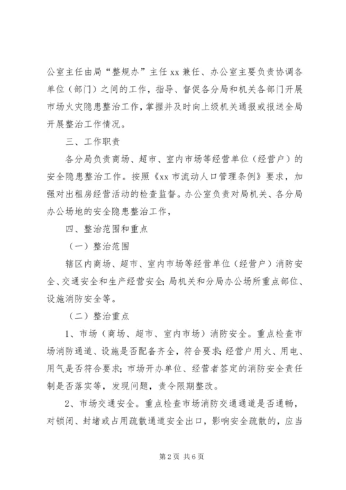 市场安全隐患整治工作计划.docx