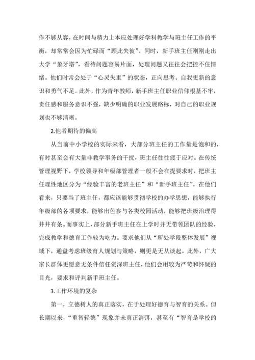 新手班主任的角色塑造与价值构建.docx