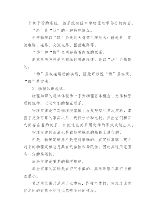 电磁学学习的思路论文.docx