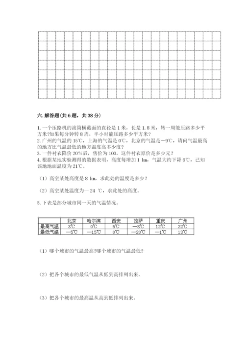 人教版六年级下册数学期末测试卷加下载答案.docx