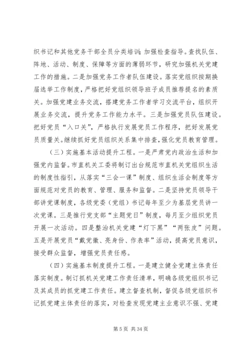机关党建工作调研报告（五篇）.docx