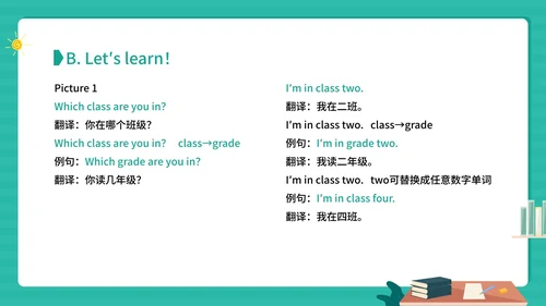 卡通三年级英语上《Myself》课件PPT模板