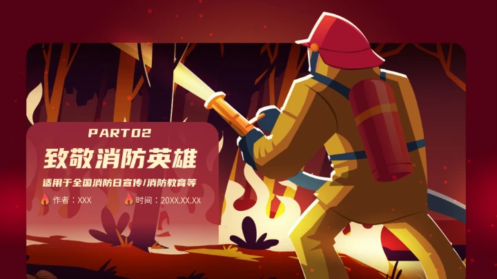全国消防日消防科普知识动态PPT